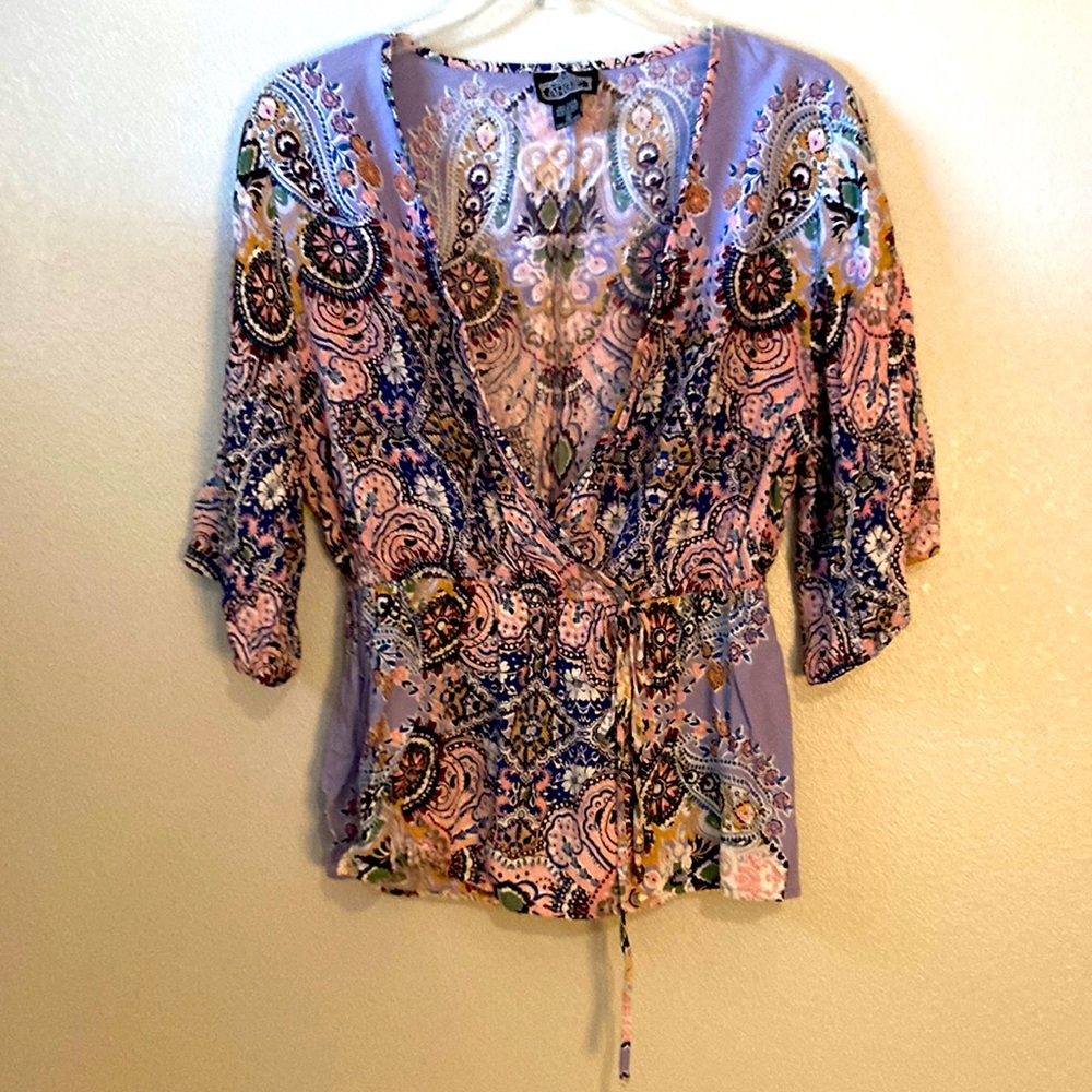 Vintage boho top, breezy and soft.
